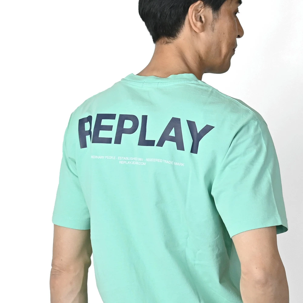 リプレイ　REPLAY　Tシャツ　バックプリントの画像